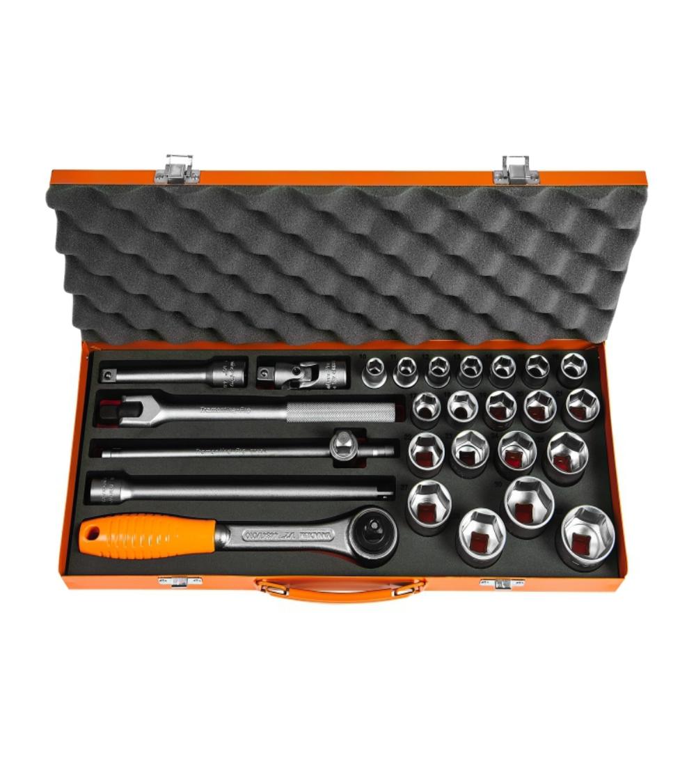 JUEGO TUBO HEXAGONAL 1/2 TRAMONTINA PRO 44831- 27 PIEZAS